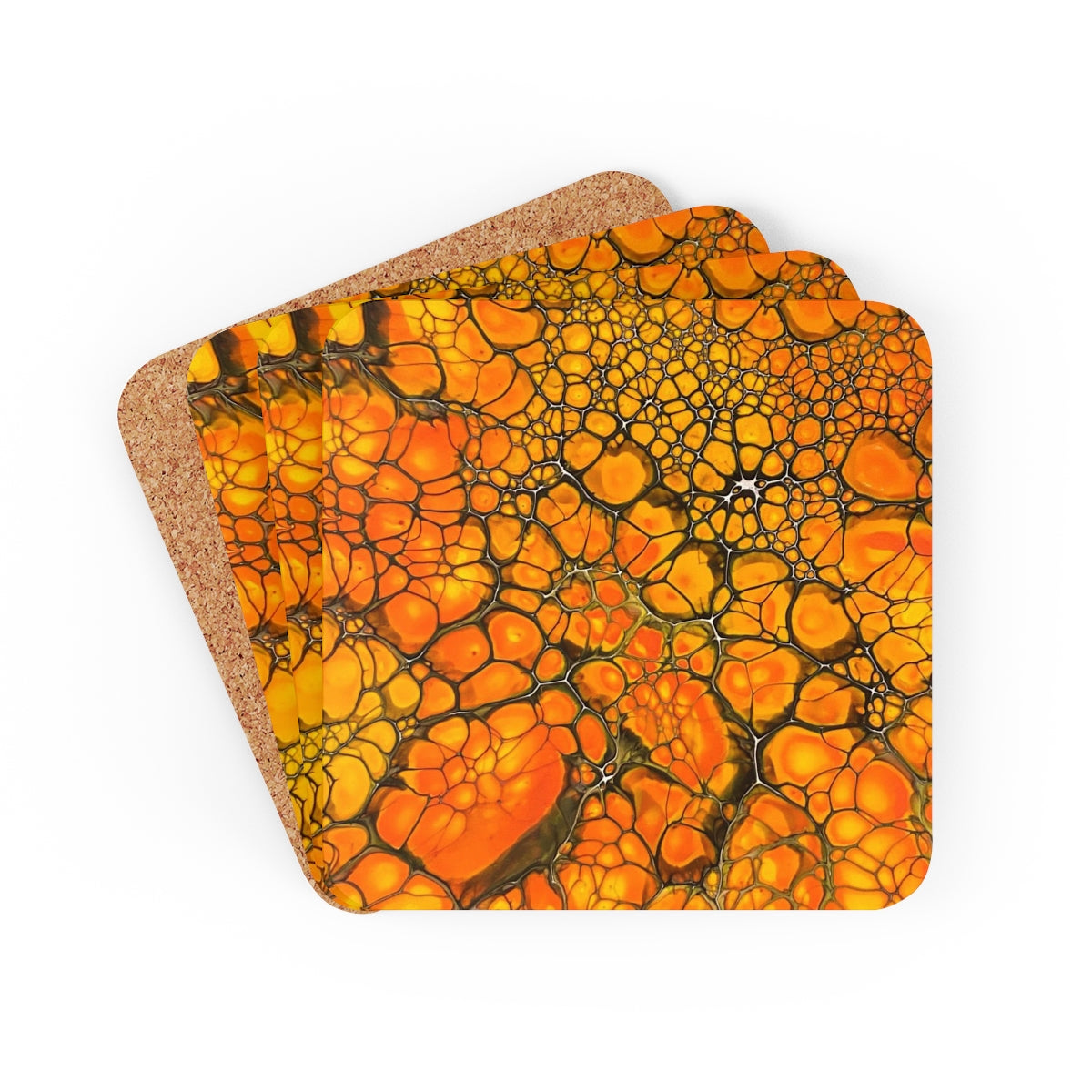 Corkwood Coaster Set