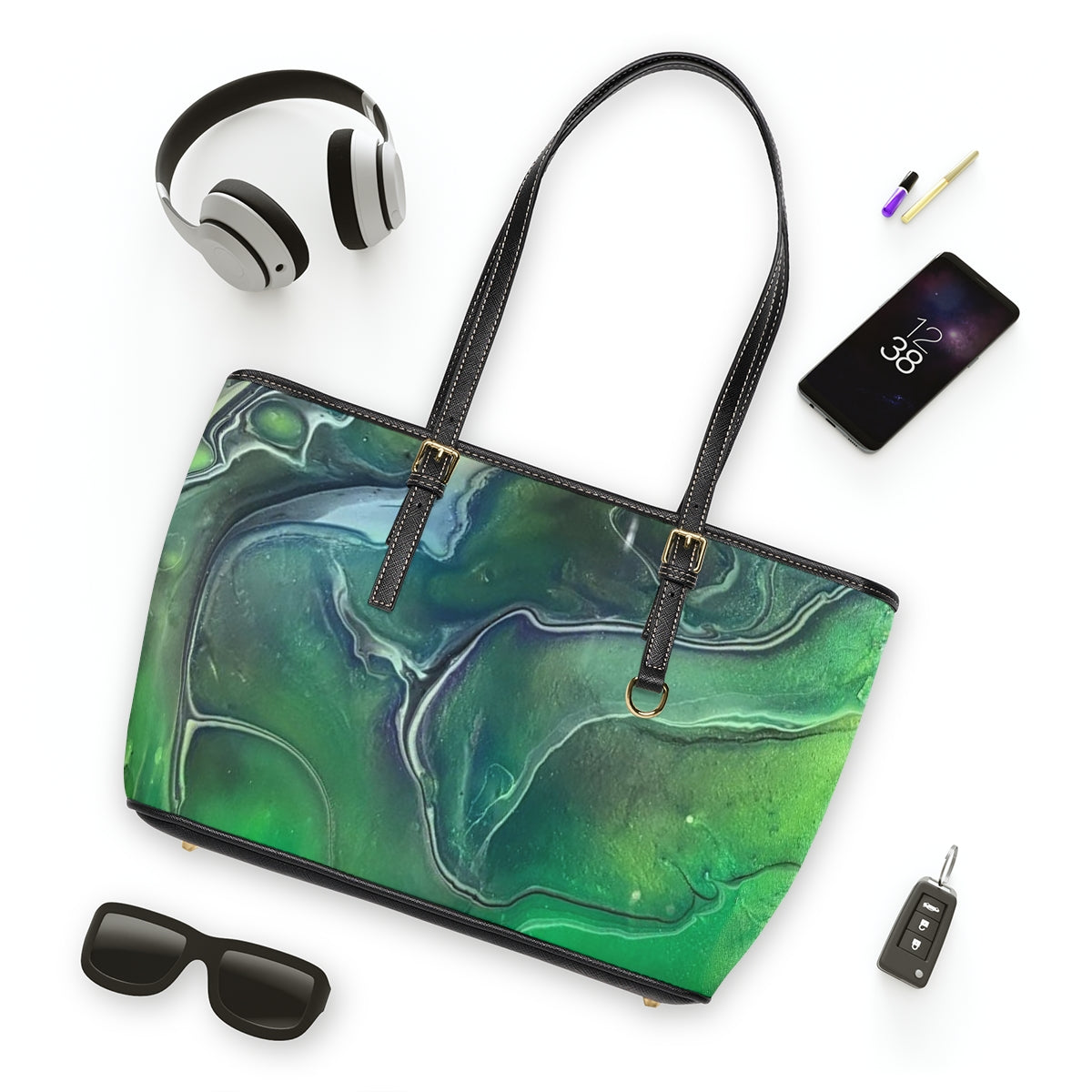 PU Leather Shoulder Bag