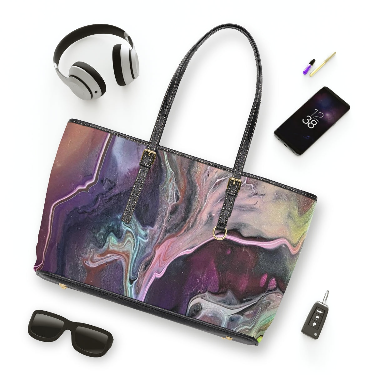 PU Leather Shoulder Bag