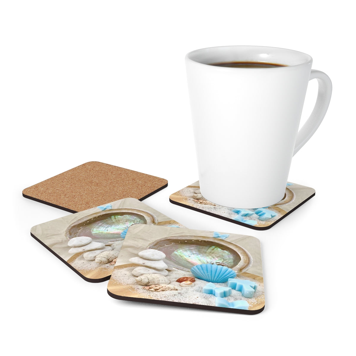 Corkwood Coaster Set