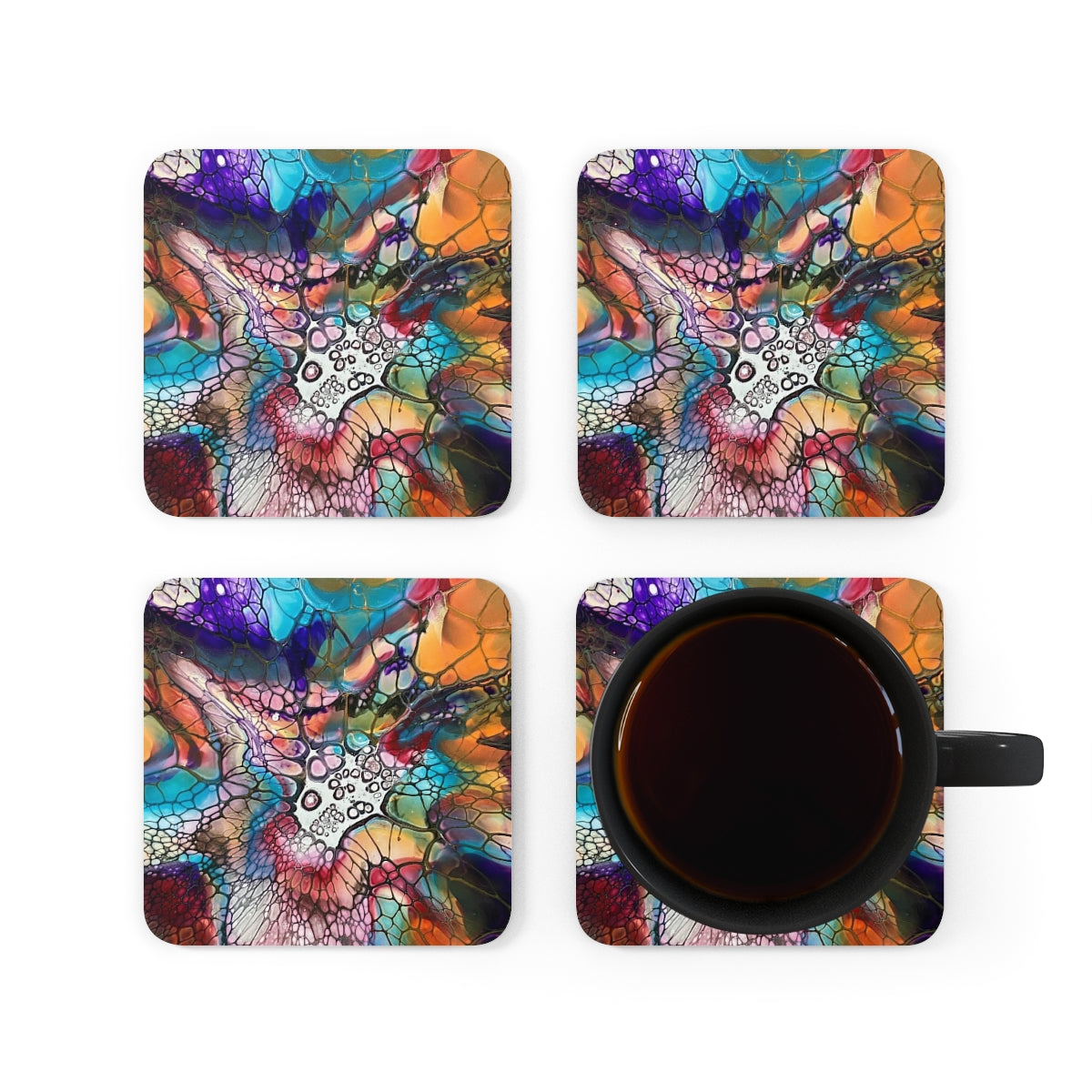 Corkwood Coaster Set