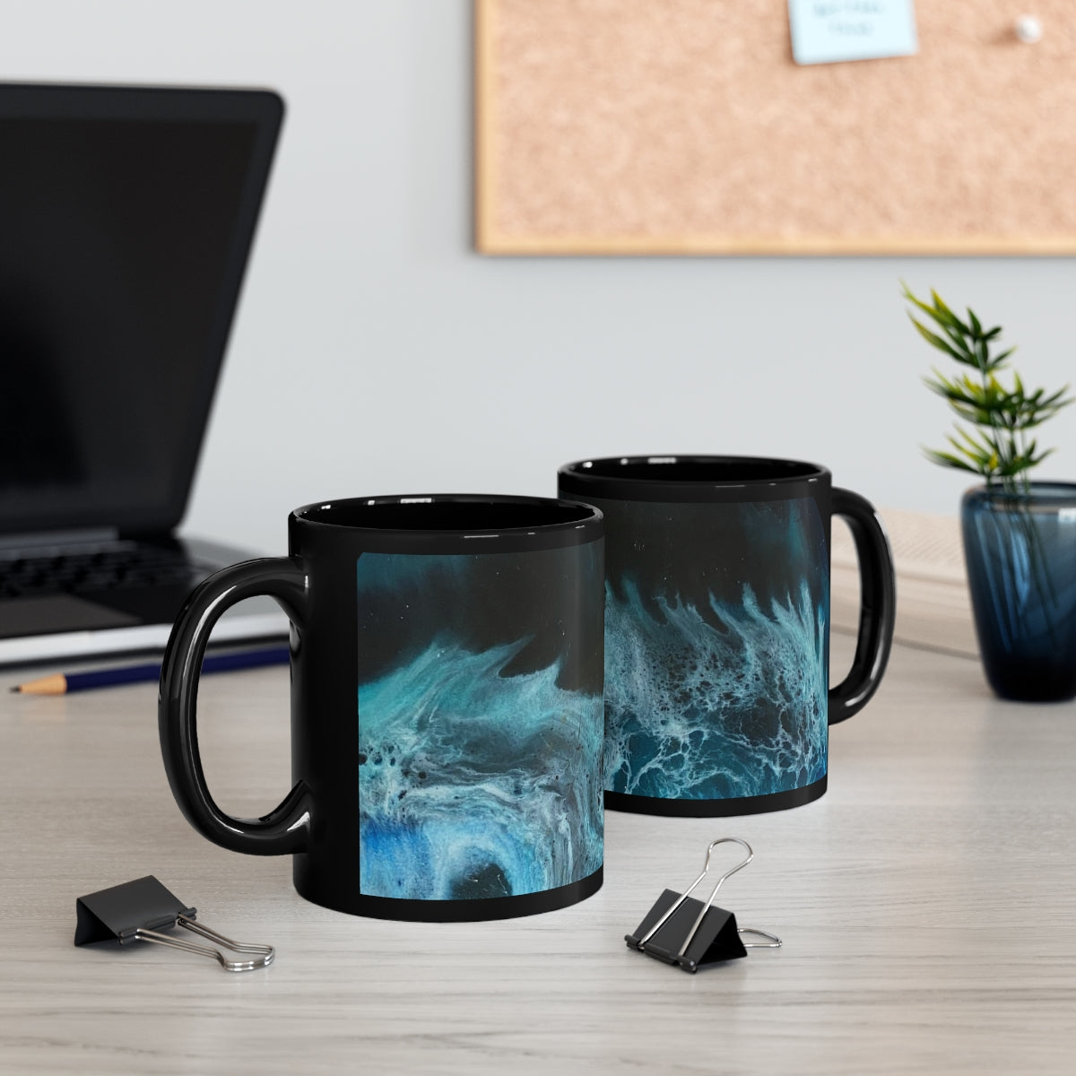 11oz Black Mug