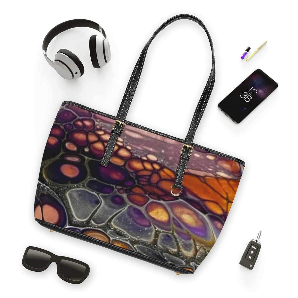 PU Leather Shoulder Bag