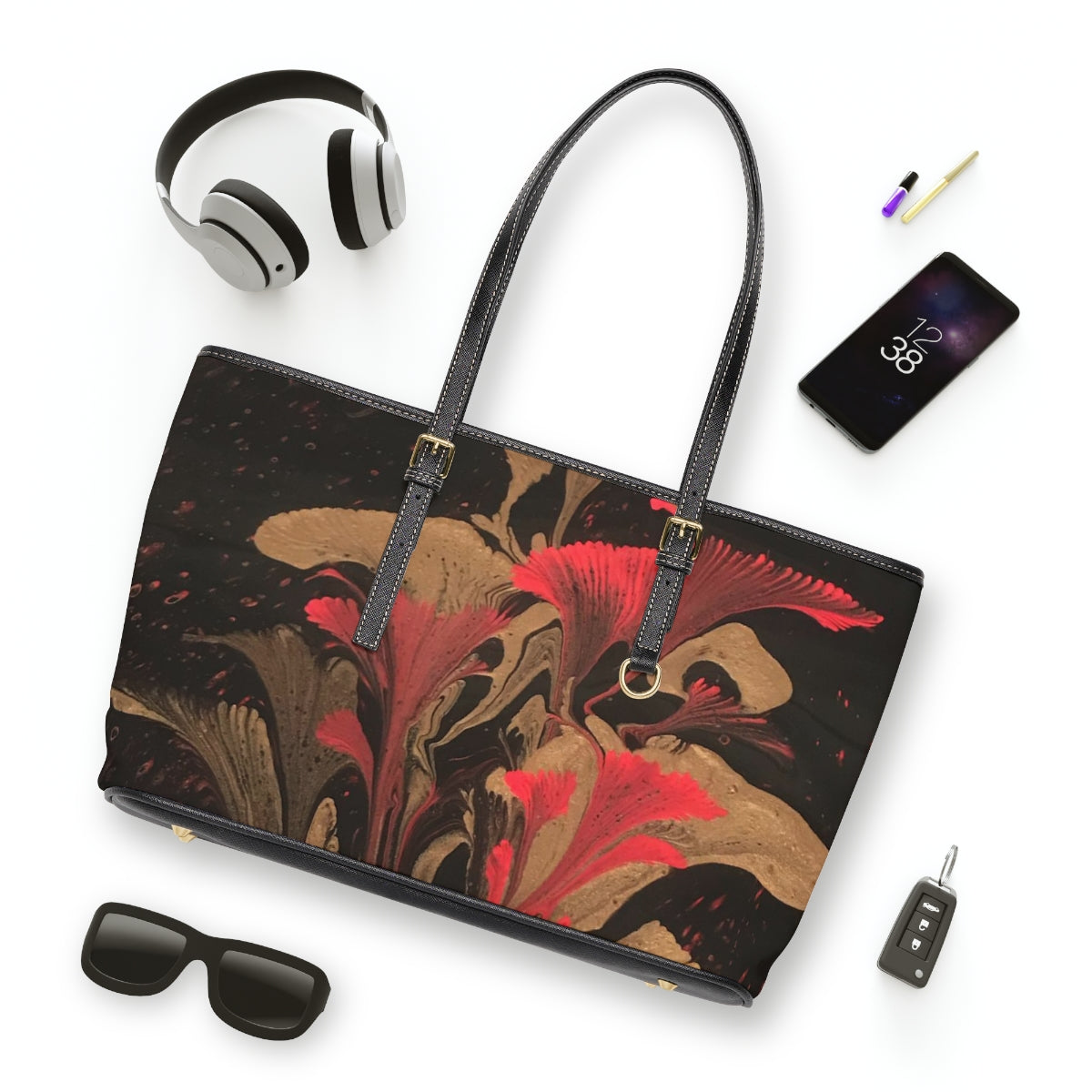 PU Leather Shoulder Bag