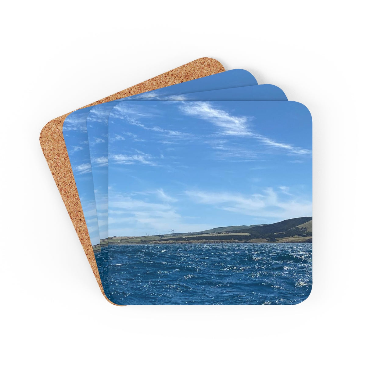 Corkwood Coaster Set