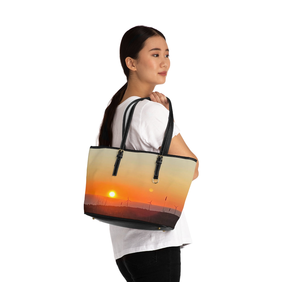 PU Leather Shoulder Bag