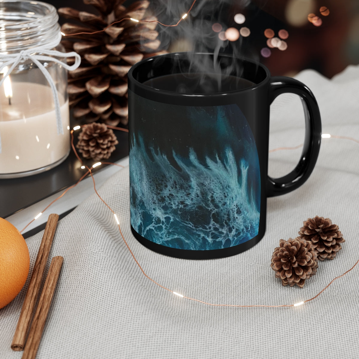 11oz Black Mug
