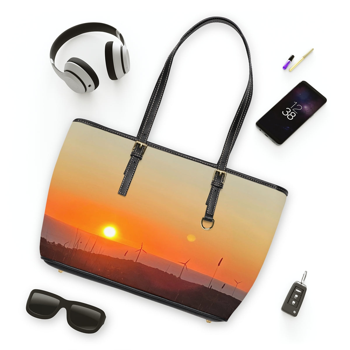 PU Leather Shoulder Bag