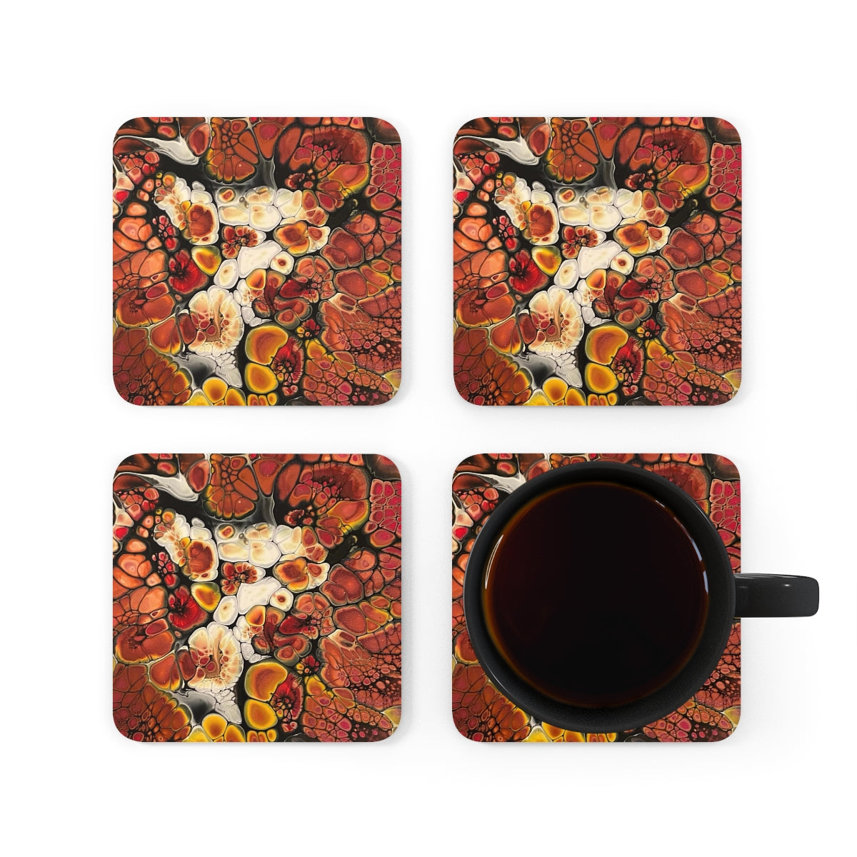 Corkwood Coaster Set