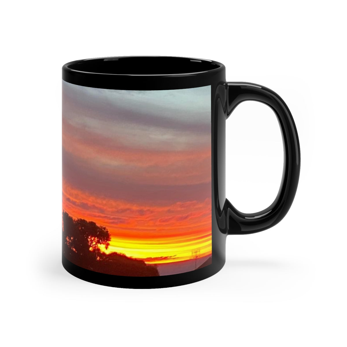 11oz Black Mug