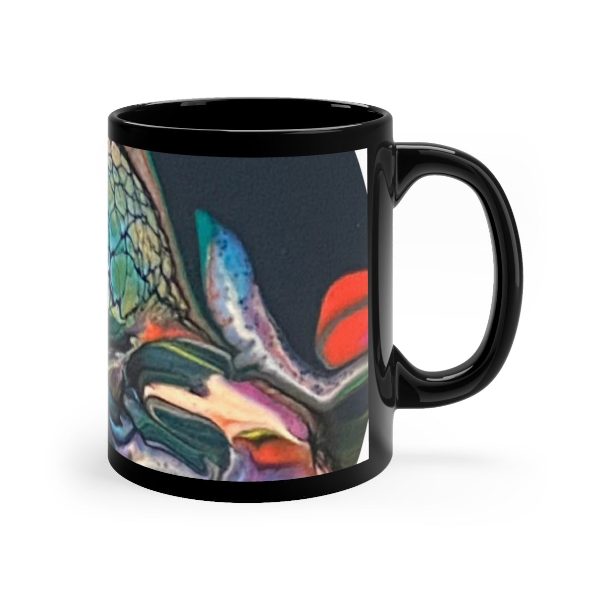 11oz Black Mug