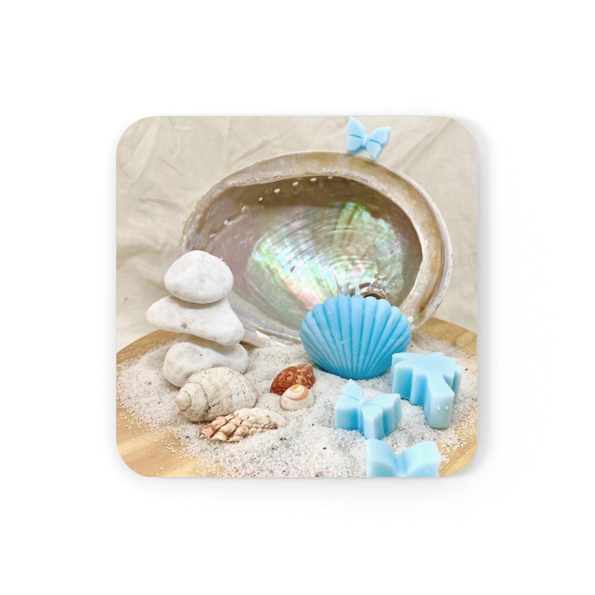 Corkwood Coaster Set