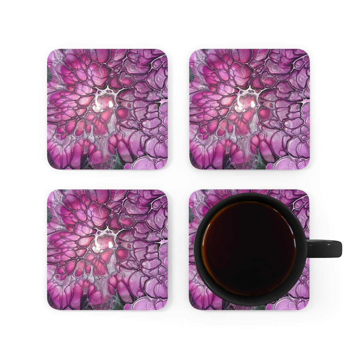 Corkwood Coaster Set