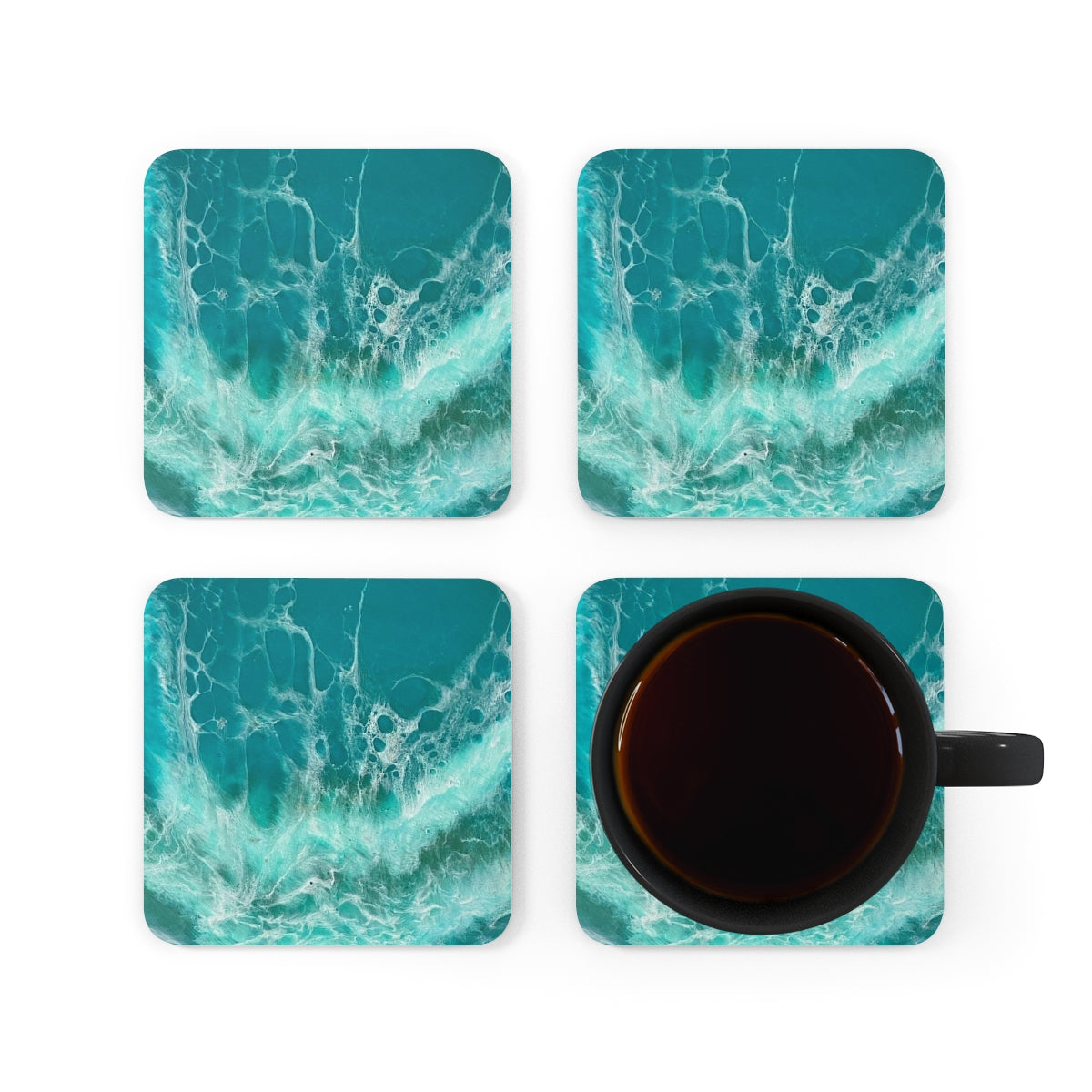 Corkwood Coaster Set