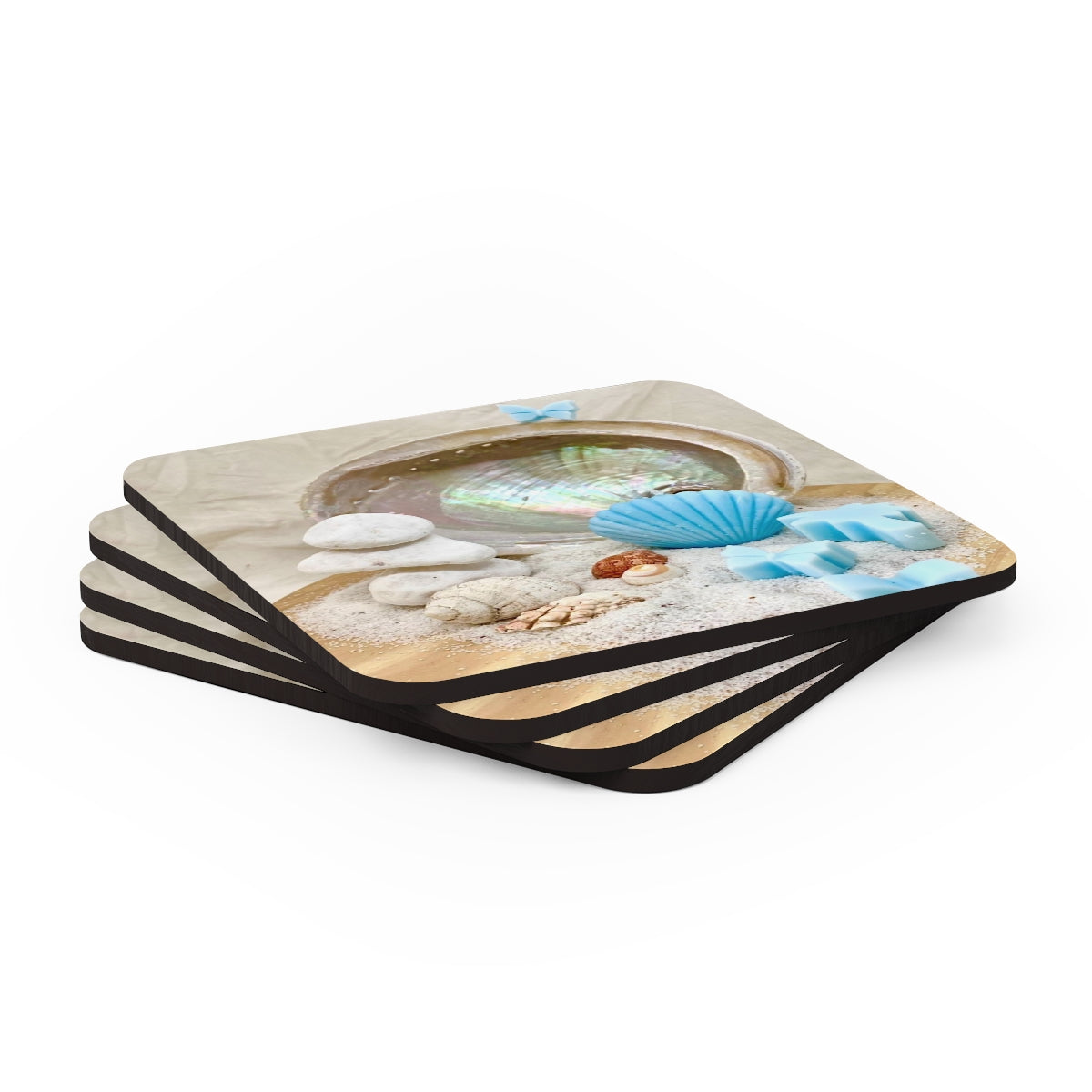 Corkwood Coaster Set