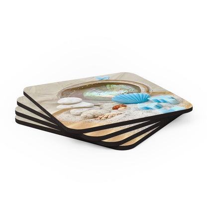 Corkwood Coaster Set